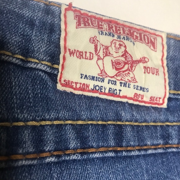 True Religion Vintage Joey Flare Denim Jeans Sz 30 - Picture 5 of 14